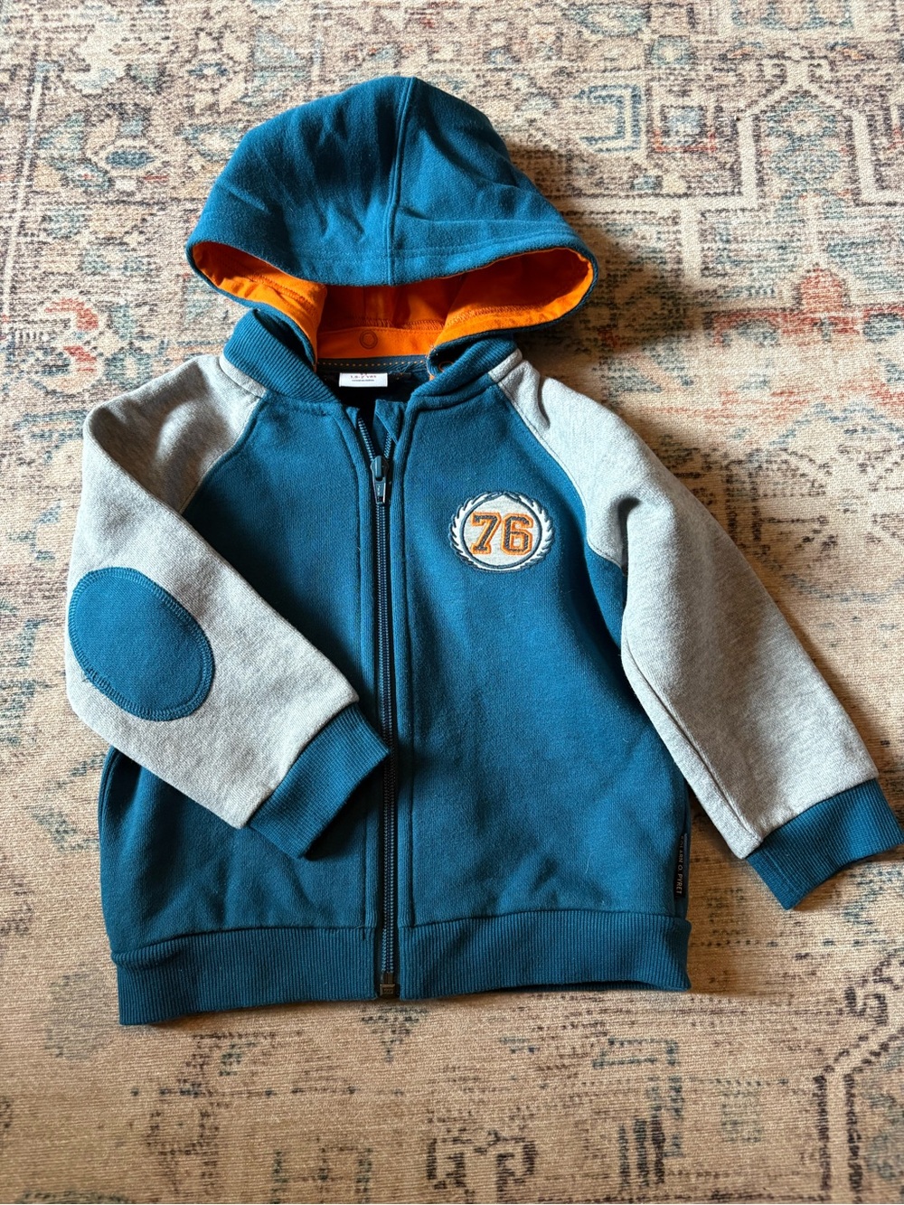 Polarn O. Pyret sweatshirt jacket, boys 18-24 months